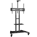 37-75 Inch Mobile TV Trolley Cart Height Adjustable TV Pedestal Stand MSD013MT